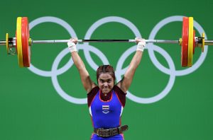 RIO DE JANEIRO, BRAZIL - AUGUST 06: Sopita Tanasan of Thailand competes in the Women's 48kg Group A Final on Day 1 of the Rio 2016 Olympic Games at Riocentro - Pavilion 2 on August 6, 2016 in Rio de Janeiro, Brazil. (Photo by David Ramos/Getty Images)