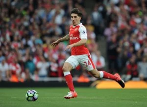 LONDON, ENGLAND - SEPTEMBER 24:  Hector Bellerin of Arsenal during the Premier League match between Arsenal and Chelsea at Emirates Stadium on September 24, 2016 in London, England.  (Photo by Stuart MacFarlane/Arsenal FC via Getty Images)
